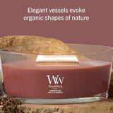 WoodWick Cinnamon Chai Scented Candle, Crackling Wick, 16oz