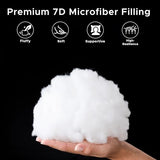 12 x 20 Pillow Insert Set of 2 - Premium Soft and Fluffy Small Lumbar Pillow Sofa Decorative White Rectangle Throw Pillow Inserts Stuffing for Living Room Couch and Bedroom Interior Cushions