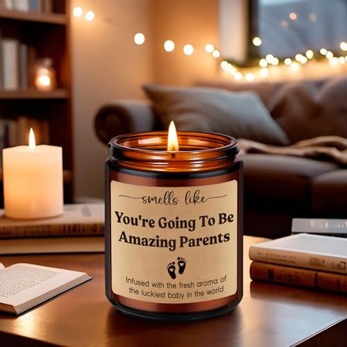 GSPY Candles, New Parents Gifts for Couples, Mom to be, New Dad - First Fathers Day, Baby Shower, Pregnancy, Congratulations Baby, Gender Reveal Gifts for Parents to be, First Time Dad, Expecting Mom