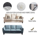 Ameritex Loveseat Cover Water-Resistant Quilted Furniture Protector with Back Nonslip Paws Slipcover for Dogs, Kids, Pets Loveseat Slipcover Stay in Place for Leather (Dark Grey, 46'')