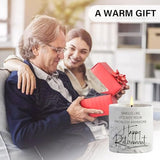 FreeJac Retirement Gifts for Women Men 2026 Retirement Candle for Coworker Boss Funny Farewell Retired Gift for Friend Teacher Nurse Goodbye Gifts for Woman Lavender Candle