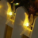Dragonfly String Lights for Patio, Twinkle Fairy Lights for Indoor 20 LED 10ft Decorative Strand Battery Powered with 2 Modes for Bedroom Wedding Birthday Party Christmas Decor (Warm White)