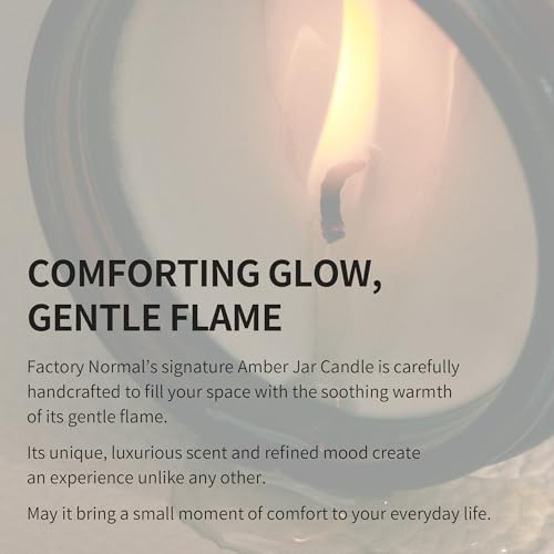 Scented Soy Candle Amber Jar Perfume Candle Aroma Healing Gift (4oz, Nagchampa)