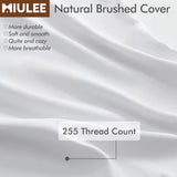MIULEE 22x22 Pillow Insert, Premium Throw Pillow with Virgin Fiber Filling