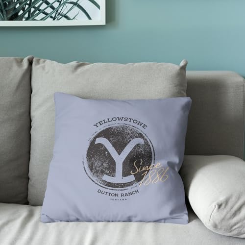 NORTHWEST Paramount Yellowstone Throw Pillow, Dutton Ranch, 18 x 18 inches
