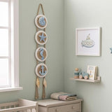 flangairy Coastal Wall Decor 3d Seashell Starfish Conch Wall Hanging Beach Nautical Ocean Theme Bathroom Home Decorations Sea Shell Art