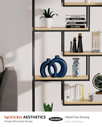 Blue Vase Set of 2 - Donut Navy Vases Home Decor, Modern Coastal Decor - Decorative Vase, Ceramic Decorations for Living Room Coffee Table Bookshelf Shelf Console Mantle (Matte Navy Blue)
