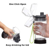 Lightzz Kids Water Bottle with 3D Glowing Game Console LED Light, 3D Glowing Unicorn Illusion LED Light - Tritan BPA Free - Travel Cup Gift for Back to School Girl Boy Child Holiday Camping Picnic