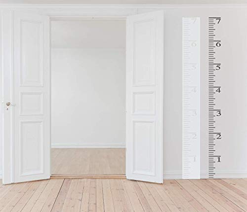 7 Feet Growth Chart Stencil Measuring Kids Height Growth Chart Scale Stencils Reusable Ruler Template Painting on Wood | 7 Feet