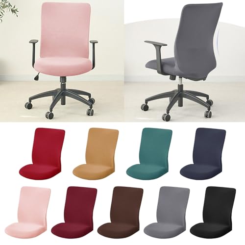 Chair Slipcover High Elasticity Milk Silk Fabric Chair Covers for Various Occasion Party Fabric Chair Covers