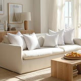 MIULEE 12x20 Pillows Inserts Pack of 2, Down Alternative Virgin Filling