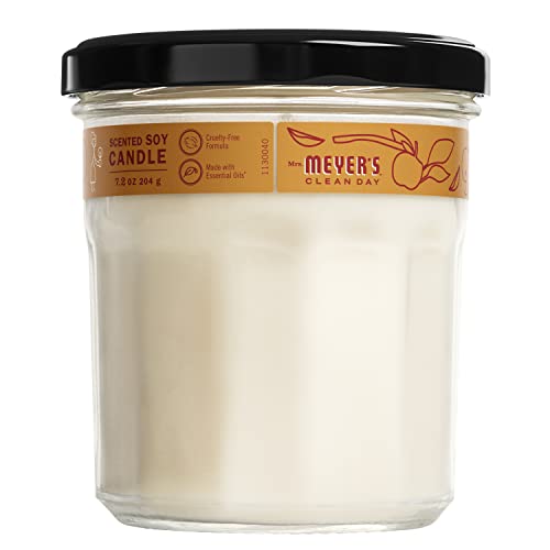 MRS. MEYER'S CLEAN DAY Soy Aromatherapy Candle, Apple Cider, 7.2 oz, 2 Pack