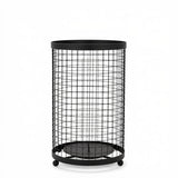 Hosley Large Candle Holder - Black Pillar Candle Cover/Sleeve, 9.75" High, Metal Rustic Farmhouse Decor, Candle Shade for Spa Aromatherapy, Weddings, Home Office, Candle Garden
