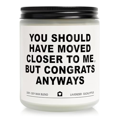 Housewarming Gifts New Home, Best Housewarming Gifts 2026 - Handmade Lavender Scented Candle - New Home Gift Candle Ideas, House Warming Gift for Friends Couple New Homeowner (7oz)