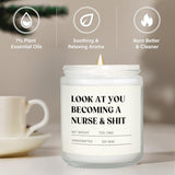Craftique Nurse Gifts for Women Men- Funny Nurse Candle- Cool Appreciation/Graduation/Birthday/LPN RN Gifts for Nurses, Nursing Student Gift, Nursing School, Future/New Grad, Nurses Week/Day Gift