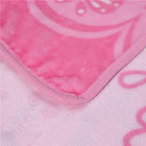 SIKYUCOR Cartoon Printing Throw Blanket for Girls Kids Adults, 40""x55"", All Seasons Flannel Fleece Blanket, Soft & Warm Plush Blankets for Couch Sofa Bed Camping Travel (pink 1)