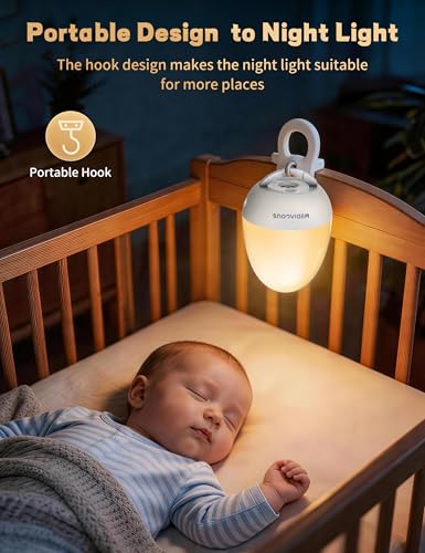 Night Lights for Kids Room, Egg Light for Nursery with Stable Charging Pad, Dimmable Baby Night Light with 1H Timer & Touch Control, ABS+PC LED Egg Night Light for Breastfeeding, Up to 200H