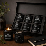 6 Pack Candles for Home Scented Aromatherapy Candles Gifts Set for Men, Men Candle Set, 42 oz 300 Hour Long Lasting Candles, Gifts for Mens Birthday Fathers Day Anniversary Present