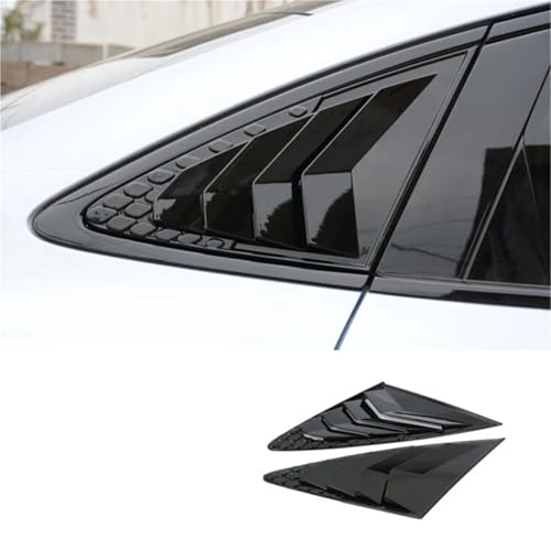 Compatible with BYD Seal 2022 2023 2024 Rear Window Triangular Louver Decorative Frame Exterior Decoration(6501)