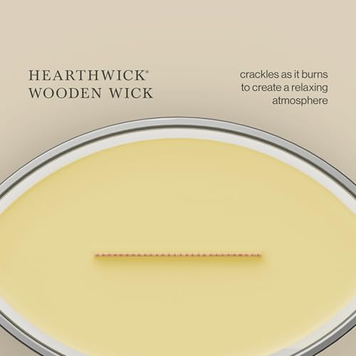 WoodWick Yuzu & Vetiver Scented Candle, Crackling Wick, 16oz