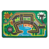 Melissa & Doug PAW Patrol Activity Rug - Adventure Bay (22 Pieces) PAW Patrol Town Mat with Wooden Toys for Ages 3+