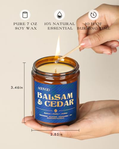 4 Pack Winter Candles Set - 28 oz Candle Gift for Home Scented