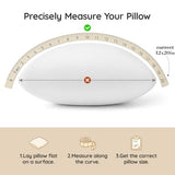 AM AEROMAX 12x20 Memory Foam Throw Pillow Inserts, 4 Pack, Lumbar, White