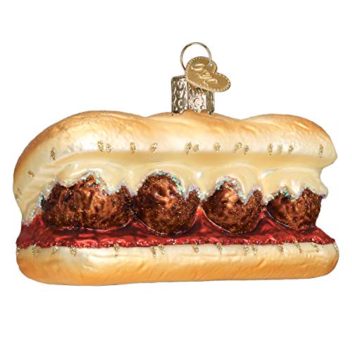 Old World Christmas MEATBALL SANDWICH Ornament, Multi