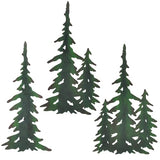 Pine Tree Decor Tree Wall Decor Outdoor Metal Wall Art Decor Hanging Farmhouse Country Forest Cabin Decor
