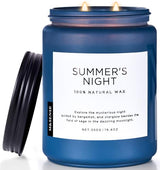 M&SENSE Summer's Night Scented Candles for Home, 19.4oz Large Soy Wax