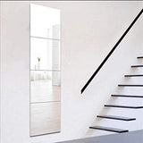 Full-Length Mirror Wall Hanging Mirror Dual-use Fitting Mirror DIY Stitching Paste European-Style Long Mirror Floor Mirror 4 Pack Set 11.8inX11.8in AN1021 910