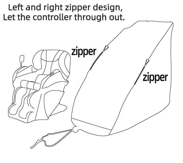 Massage Chair Cover XL Protector,Full Body Zero Gravity Chair Covers, Cover for Massage Chair,Shiatsu Massage Recliner Chair dustproof Cover,Covers for pet,cat and Dog Scratch Proof