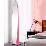 Mirror Modern Minimalist Full-Length Floor Home Stereo Rotating Dressing Can Be Used As Coat Rack