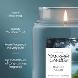 Yankee Candle Bayside Cedar Scented Candle, 22oz Large Jar
