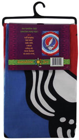 Sunshine Joy Grateful Dead Patriotic Steal Your Face Tie-Dye Tapestry Wall Art Beach Sheet Huge 60x90 Inches