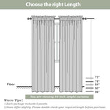 OWENIE White Sheer Curtains 84 inches Long 2 Panels Set, Sheer White Curtains for Living Room/Bedroom, Rod Pocket Voile Sheer Panel Drapes, 2pcs, Each 42" Width x 84" Long