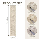 3x18 Runner Rug Non Slip,Washable Hallway Runner Rug,Brown