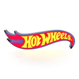 Paladone Hot Wheels Logo Light – Officially Licensed Racing Logo Icon Night Light, Racetrack Playroom Decor and Gift for Boys and Girls, Toy Car and Bedroom Accessory