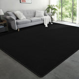 Large Modern Area Rugs for Living Room Bedroom, 4x6 Feet Black