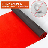 Red Carpet Runner 3x10 ft – Extra Thick 450 GSM Non-Slip Waterproof Aisle Rug for Weddings, Parties, Events, Banquets & Proposals