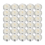 UNBREAKABLE - Tea Light Candles 30 Pack – Unscented Long Lasting 2.5 Hour Burn – White Smokeless Tealights for Decoration, Holiday, Party, Wedding, Home Use