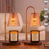 Candle Warmer Lamp for Jar Candles, Dimmable Wax Warmer with Timer & Adjustable Height, Flameless Scented Candle Heater, Birthday Gifts for Mom Women, Housewarming New Home Decor (2 Pack)