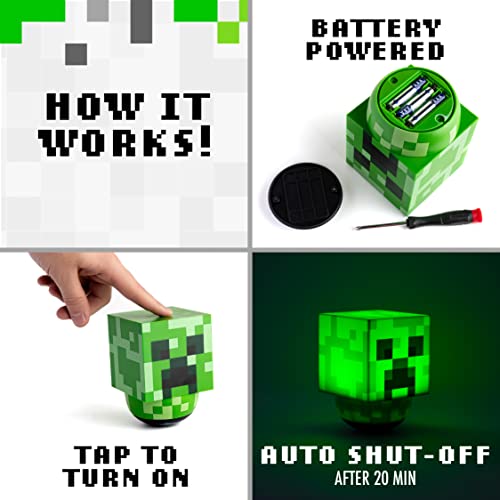 Paladone Minecraft Creeper Sway Lamp - Battery Operated Minecraft Light | Official Merchandise