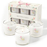CHILLFLAME Scented Candle Gifts for Women, Candles Gift Set for Her, 6 Scented Candles for Mom, Teacher, Birthday Gifts for Women/Men (White, 14 oz)