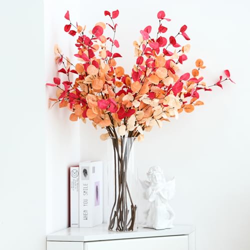 Fixwal Set of 2 Clear Tall Glass Cylinder Vases for Centerpieces, 12 x 4 Inch Tall Glass Floating Candle Holder Vase for Table, Wedding Decorations, Flower Vase for Decor