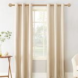 1 Inch Wood Curtain Rod For Windows 48 to 84 Inches, Heavy-Duty Adjustable Decorative Imitation Wood Grain Boho Curtain Rod With Rattan Leaf Hollow Finials For Bedroom 、 Living Room and Famhouse