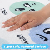 3.3x4ft Calming Corner Classroom Rug Educational Sensory Emotion Feelings Carpet Reading Corner Items Rug Soft Fluffy Mental Health Rugs Washable Non Slip Carpet Floor Mat for Playroom School Nursery