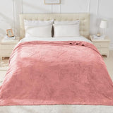 Throw Blankets with Butterfly,Soft Warm Blankets for Lover Mom Father Friends Gifts Pets,Lightweight Fuzzy Blanket for Couch Sofa Bed(Pink,50"x60")