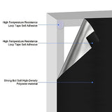 Blackout Window Cover, Upgraded Hook and Loop - Portable Shades No Residue and Longer Lasting, 100% Blackout Blinds for Window 79″ x 57″, Black Out Curtains for Bedroom and Baby Room 2m