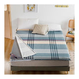 Japanese Floor Futon Mattress Cover with Zipper, Durable Futon Covers Slipcovers, Soft Cotton Cover for Traditional Japanese Floor Futon Mattress, Washable, No Shrinking,E,80x200cm/31x79in